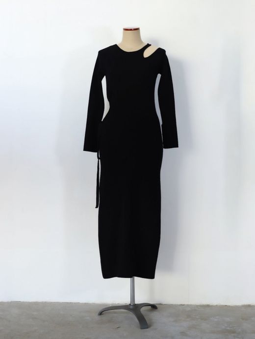 AMBERGLEAM ART KNIT DRESS / 4colors