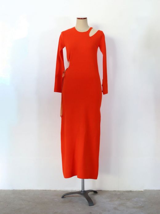 AMBERGLEAM ART KNIT DRESS / 4colors