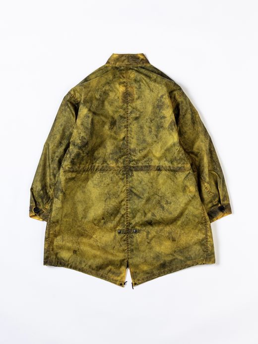 ANACHRONORM DIRTPAINT NYLON MODS COAT / Yellow