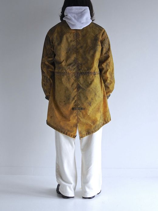 ANACHRONORM DIRTPAINT NYLON MODS COAT / Yellow