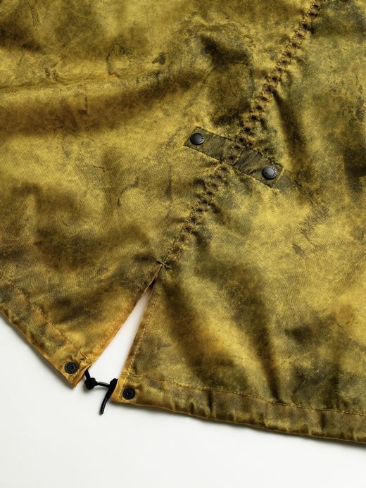 ANACHRONORM DIRTPAINT NYLON MODS COAT / Yellow