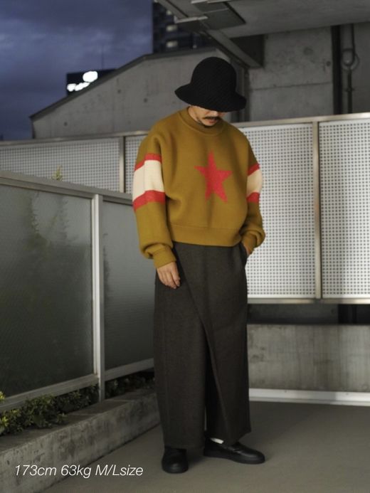 AMBERGLEAM VINTAGE WRAP PANTS / Black