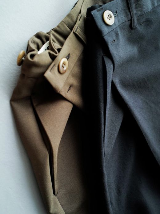 AMBERGLEAM VINTAGE WRAP PANTS / Black