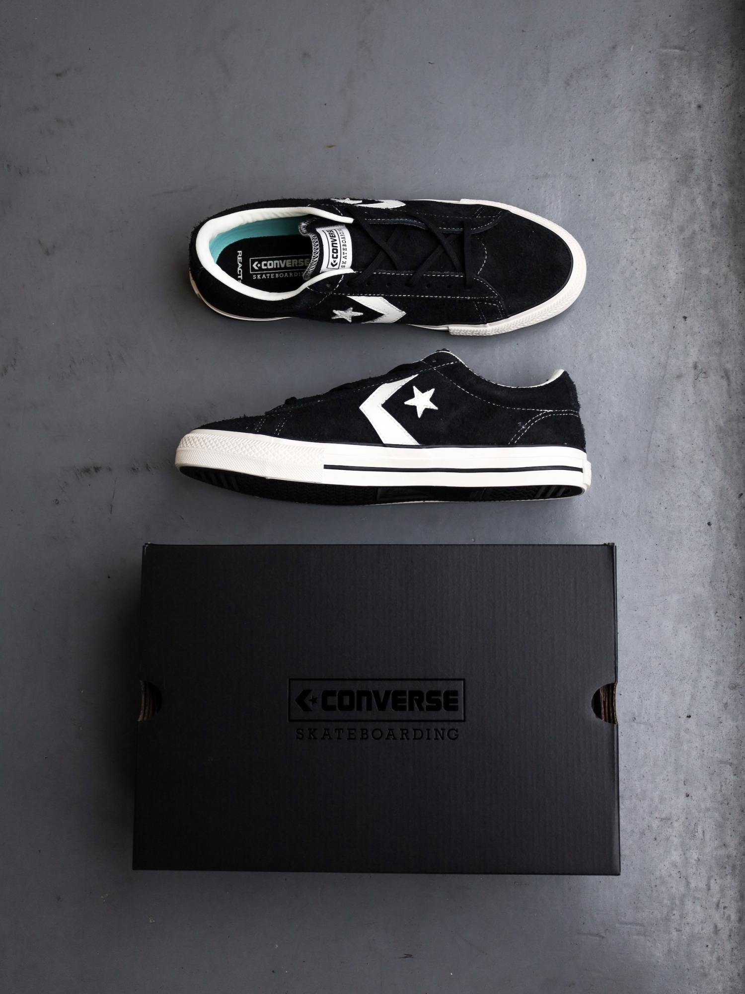 コンバース スケートボーディング プロライド SK BS OX + 黒 CONVERSE SKATEBOARDING PRORIDE SK BS OX + / Black | FLATBUSH