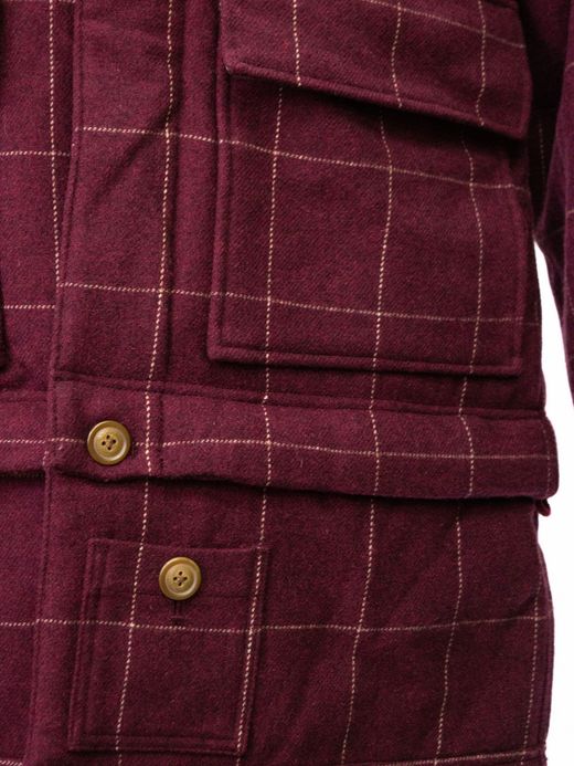 VOO 2WAY DUFFLE COAT / Wine