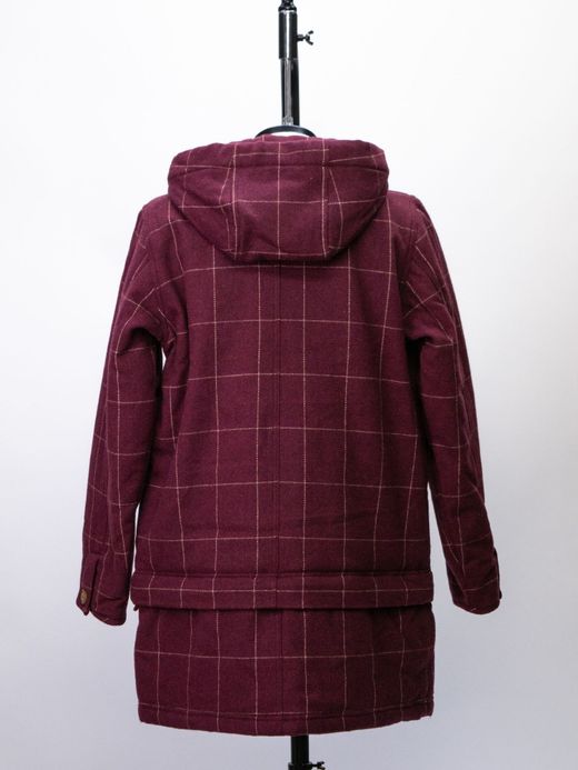VOO 2WAY DUFFLE COAT / Wine