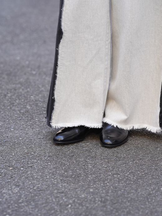 AMBERGLEAM 2WAY BAGGY DENIM PANTS / 2colors