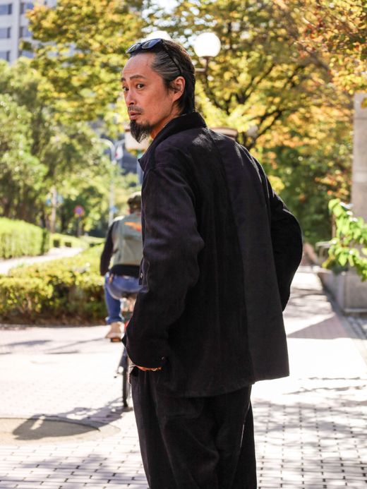VOO CORDUROY TAIL JACKET / Black