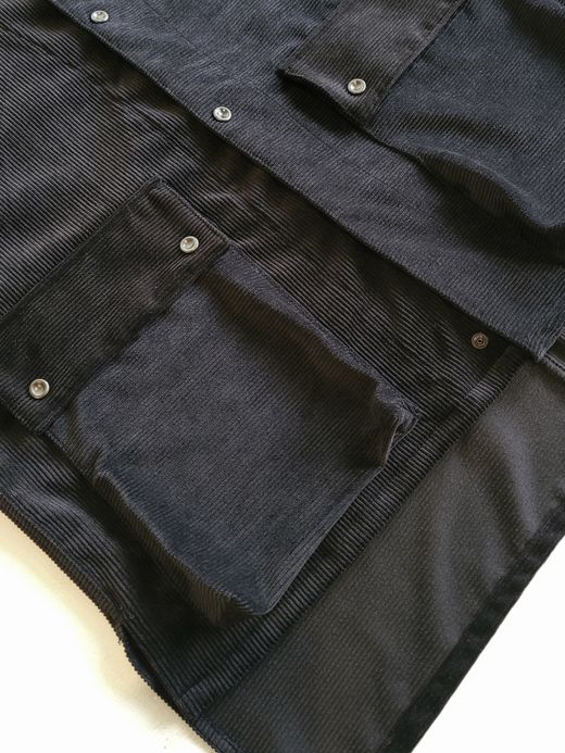 VOO CORDUROY TAIL JACKET / Black