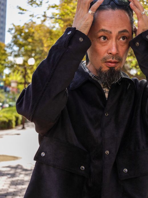 VOO CORDUROY TAIL JACKET / Black