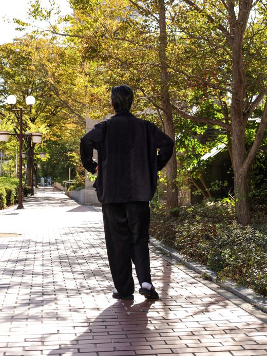 VOO CORDUROY TAIL JACKET / Black