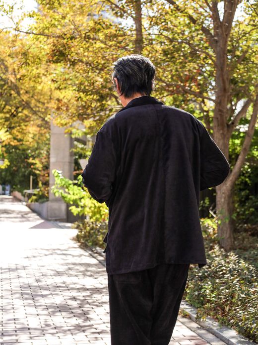 VOO CORDUROY TAIL JACKET / Black