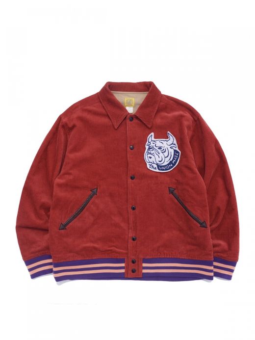 THE UNION BLUEDOG VARSITY JACKET / Red