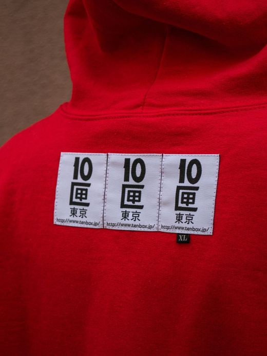 TENBOX SCORPION ZIP HOODIE / Red
