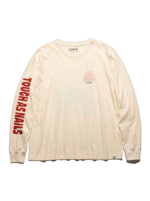 ROARK REVIVAL "TOUCH AS NAILS" L/S TEE / Natural