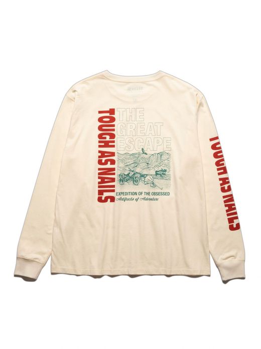 ROARK REVIVAL "TOUCH AS NAILS" L/S TEE / Natural