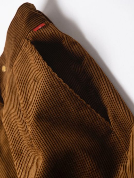ANACHRONORM AN128 / CORDUROY TUCK WIDE TOROUSERS / Brown