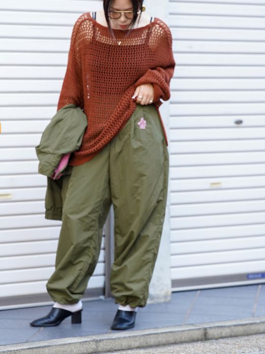 AMBERGLEAM TYPEWRITER JOGGER PANTS / 3colors
