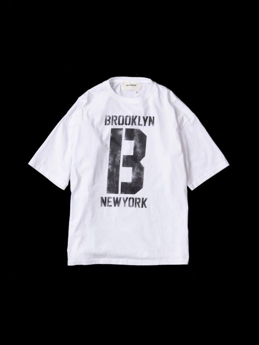 ANACHRONORM BROOKLYN PRINTED S/S T-S / White
