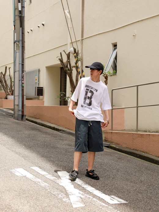 ANACHRONORM BROOKLYN PRINTED S/S T-S / White