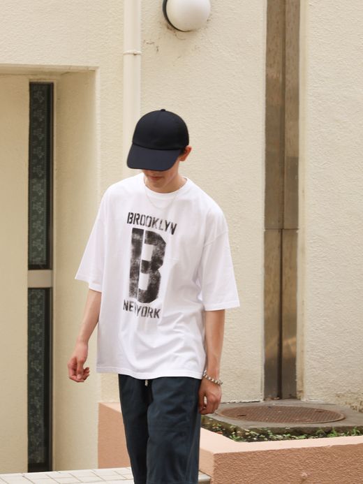 ANACHRONORM BROOKLYN PRINTED S/S T-S / White