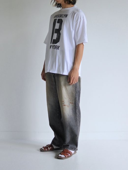 ANACHRONORM BROOKLYN PRINTED S/S T-S / White
