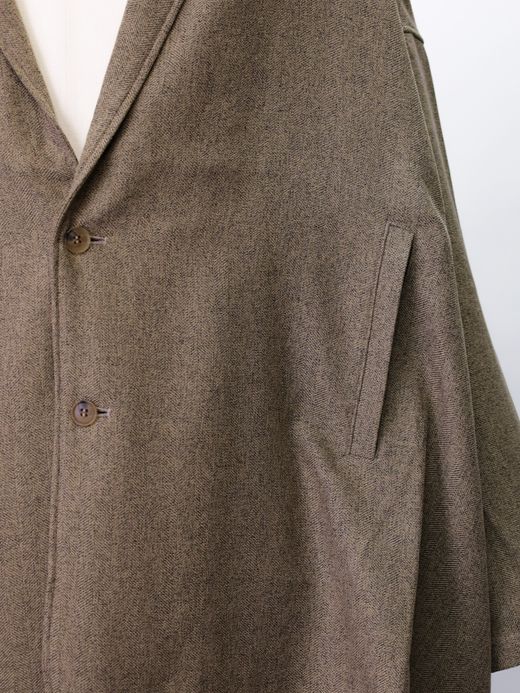 S.F.C TAILORED SHIRT JACKET / Beige