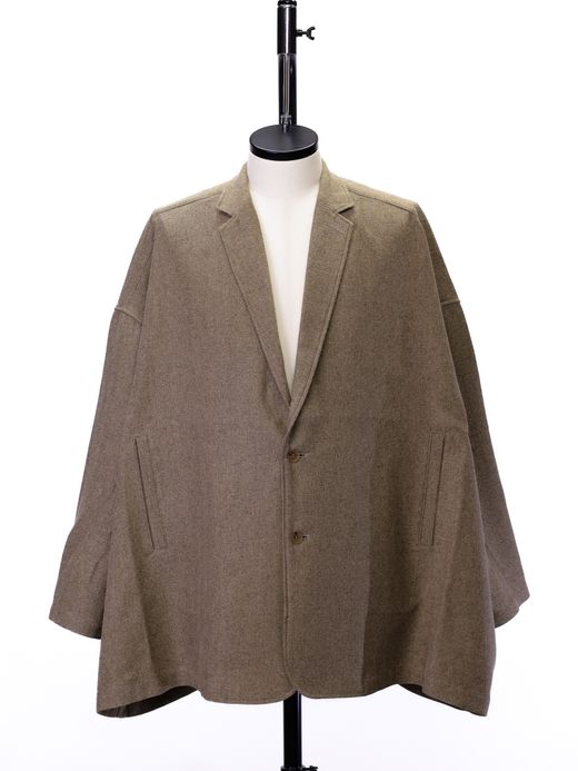 S.F.C TAILORED SHIRT JACKET / Beige