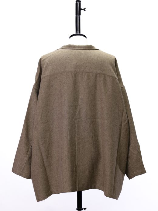 S.F.C TAILORED SHIRT JACKET / Beige