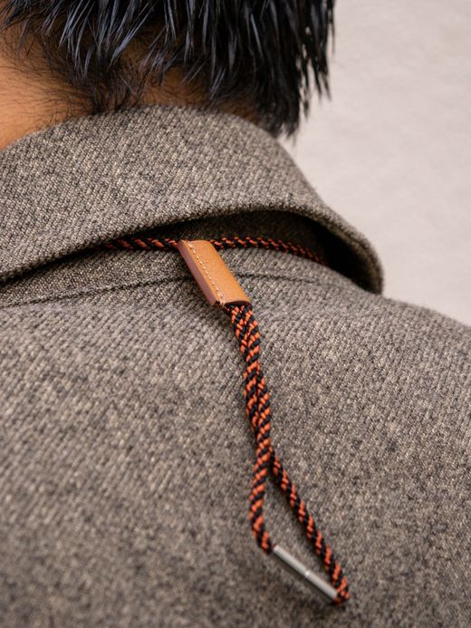 ITUAIS MONTADO NECK MINI WALLET / Black/brown