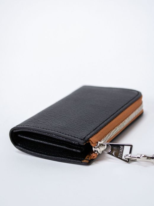 ITUAIS MONTADO NECK MINI WALLET / Black/brown