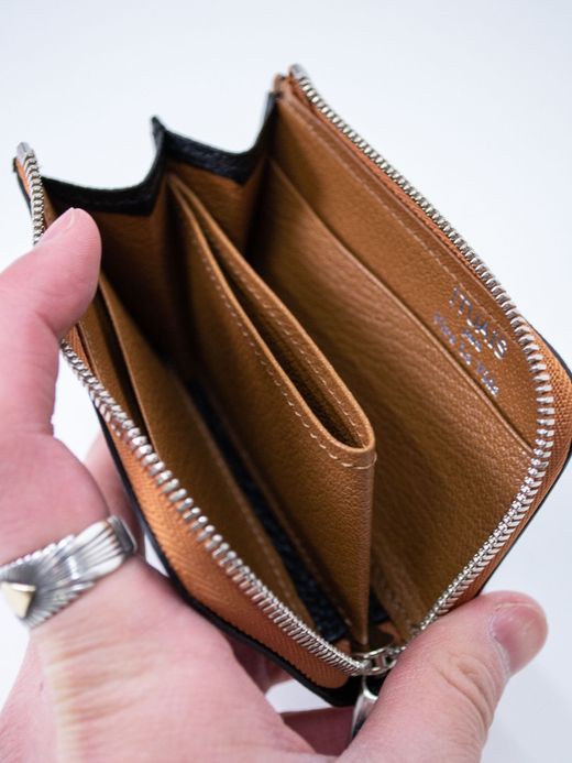 ITUAIS MONTADO NECK MINI WALLET / Black/brown