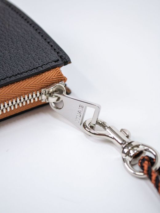 ITUAIS MONTADO NECK MINI WALLET / Black/brown