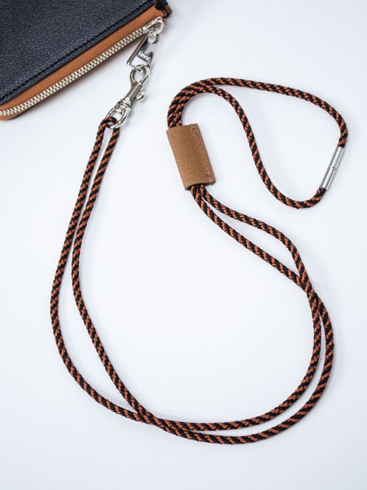 ITUAIS MONTADO NECK MINI WALLET / Black/brown