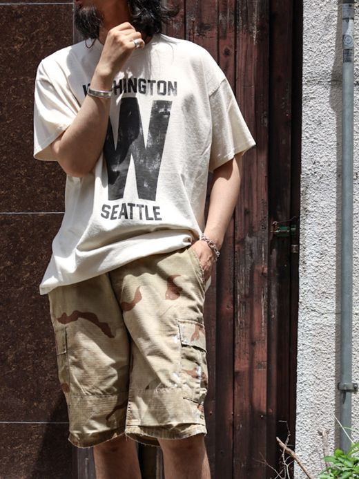 ANACHRONORM WASHINGTON PRINT S/S T-S / Natural