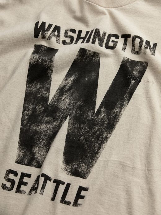ANACHRONORM WASHINGTON PRINT S/S T-S / Natural