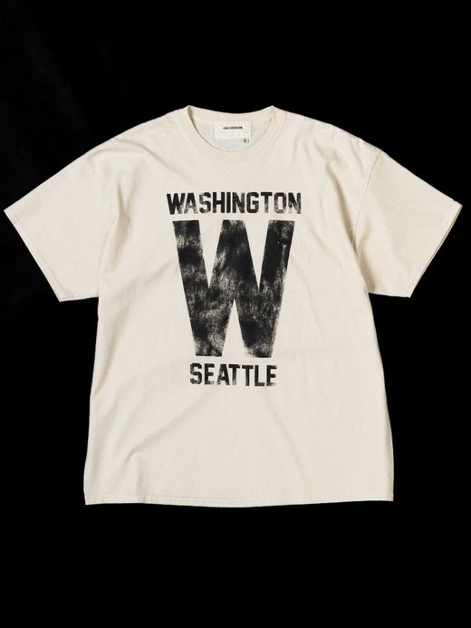 ANACHRONORM WASHINGTON PRINT S/S T-S / Natural
