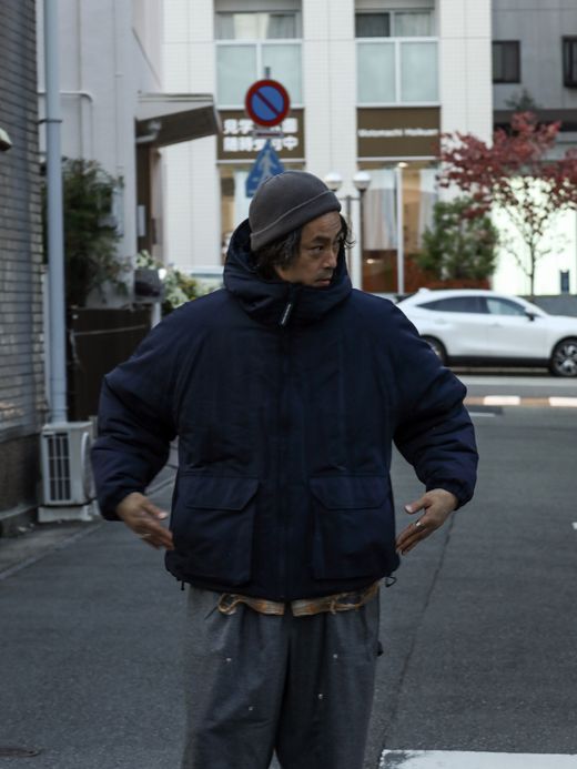 S.F.C VENTILATION PUFF JACKET / Navy