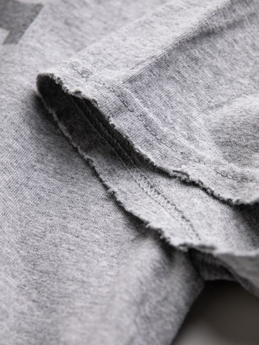 ANACHRONORM BALANCE PRINT DAMAGE S/S T-S / Gray