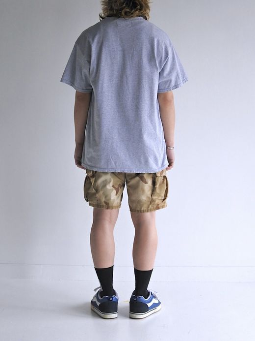 ANACHRONORM BALANCE PRINT DAMAGE S/S T-S / Gray