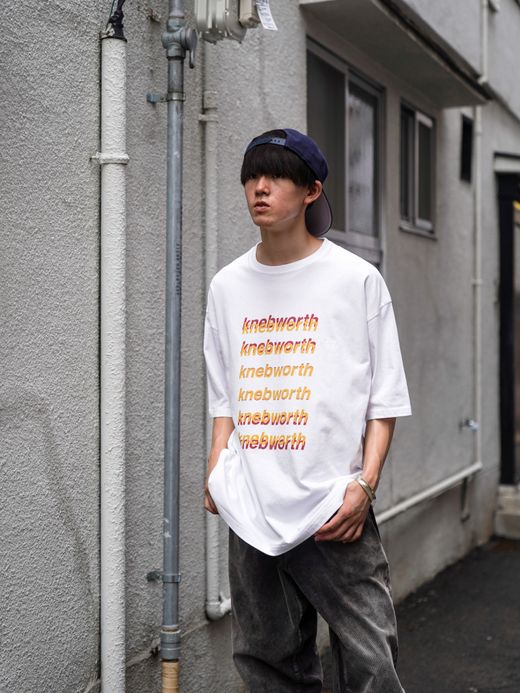ANACHRONORM GRADATION PRINTED S/S T-S / White