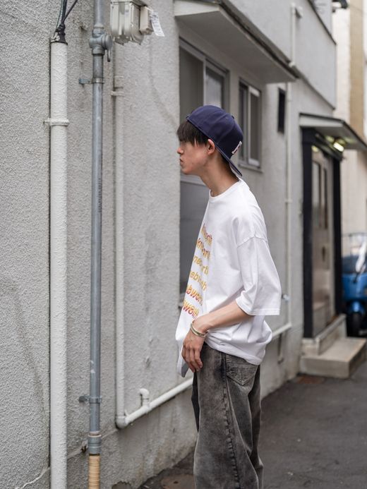 ANACHRONORM GRADATION PRINTED S/S T-S / White