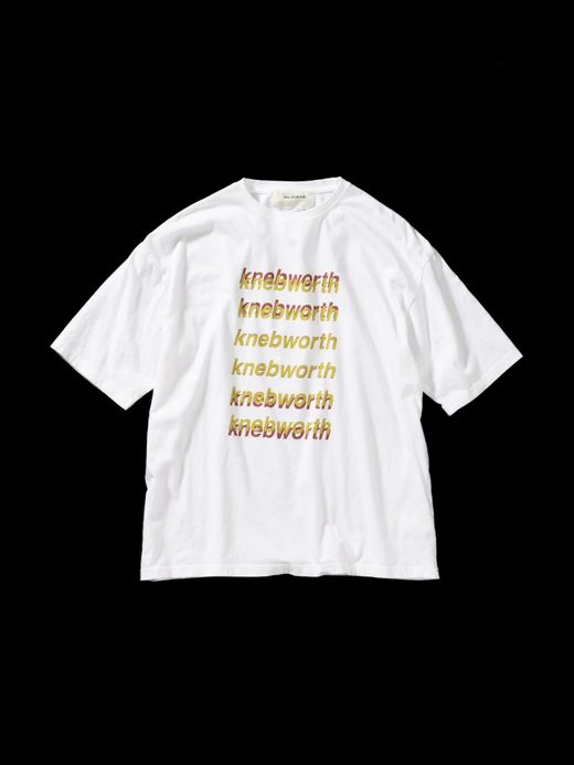 ANACHRONORM GRADATION PRINTED S/S T-S / White