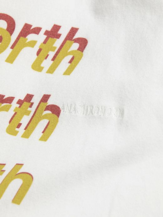 ANACHRONORM GRADATION PRINTED S/S T-S / White