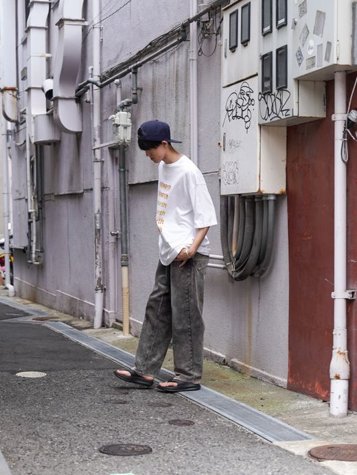 ANACHRONORM GRADATION PRINTED S/S T-S / White