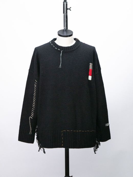 VOO FRINGE CREW(CUSTOMIZED) / Black