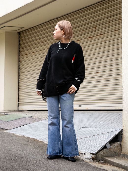 VOO FRINGE CREW(CUSTOMIZED) / Black