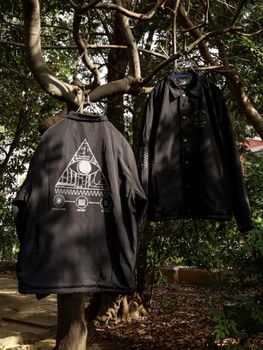 "3RD EYE" COACHES JACKET / Black