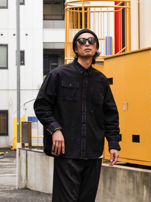 VOO NEO INDIGO SHIRTS / Black