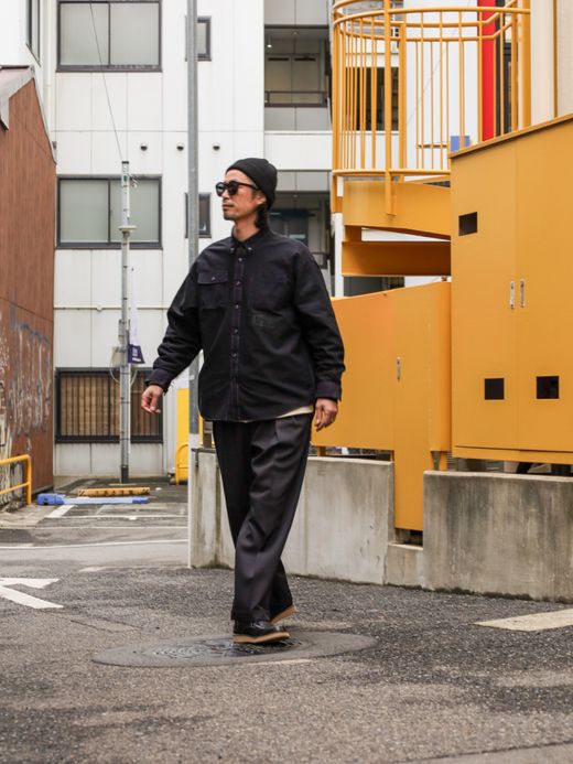 VOO NEO INDIGO SHIRTS / Black